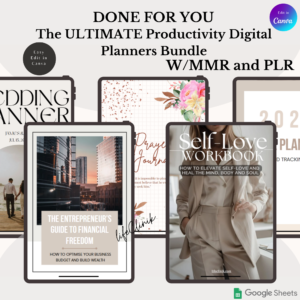 1. Productivity Digital Planners PLR BUNDLE - Life Clinik