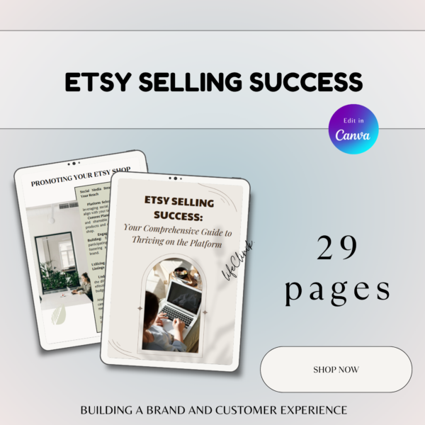 Etsy Selling success - Life Clinik