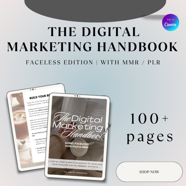 The Digital Marketing Handbook Faceless Edition - Life Clinik