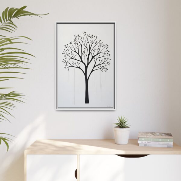 Tree of Life Framed Art Print, Minimalist Wall Decor, Boho Home Decor, Nature Inspired Gifts, Modern Artwork for Living Room