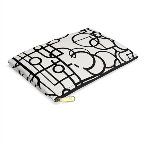 Chic Geometric Accessory Pouch | Trendy Makeup Bag, Travel Organizer, Gift for Her, Minimalist Style