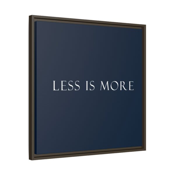 Minimalist Framed Canvas Print, Wall Art, Modern Decor, Inspiring Quote, Home Office Art, Gift for Minimalists