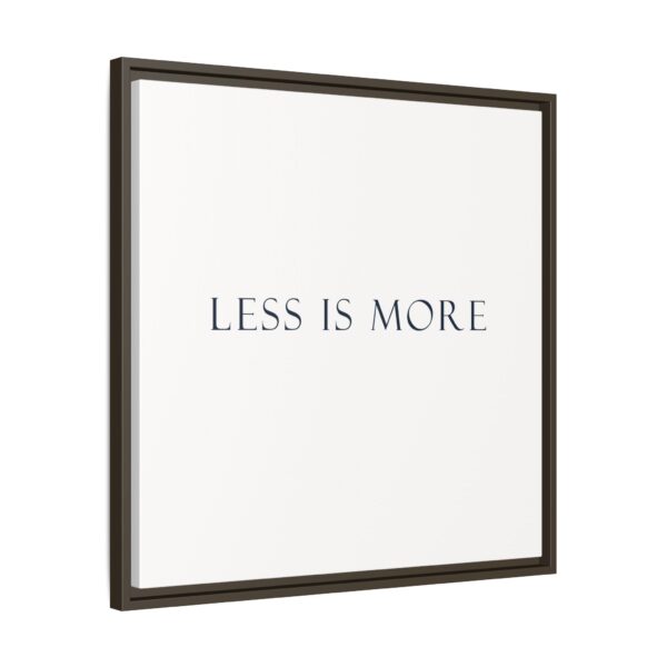 Minimalist Framed Wall Art, 'Less is More' Decor, Modern Home Decoration, Gift for Minimalism Lovers, Office Wall Art