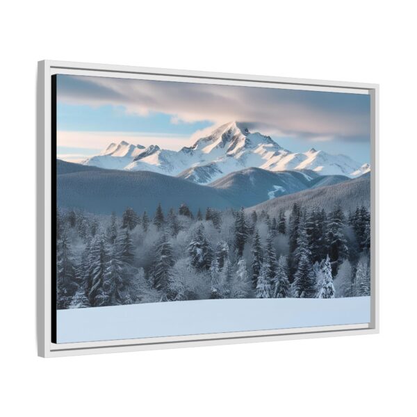 Framed Landscape Wall Art, Mountain Decor, Nature Print, Home Aesthetic, Winter Landscape, Gift Ideas for Nature Lovers