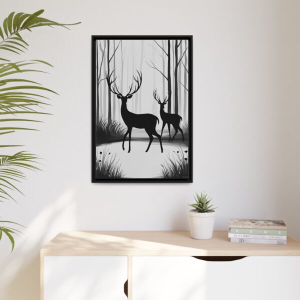 Serene Forest Canvas Print, Nature Wall Art, Rustic Home Decor, Wildlife Photography, Gifts for Nature Lovers