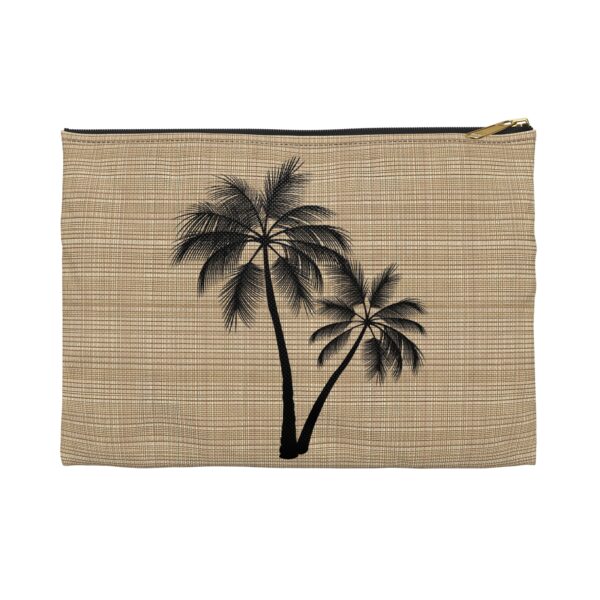 Tropical Palm Accessory Pouch - Beach Essentials, Travel Organizer, Makeup Bag, Summer Vibes, Gift for Her
