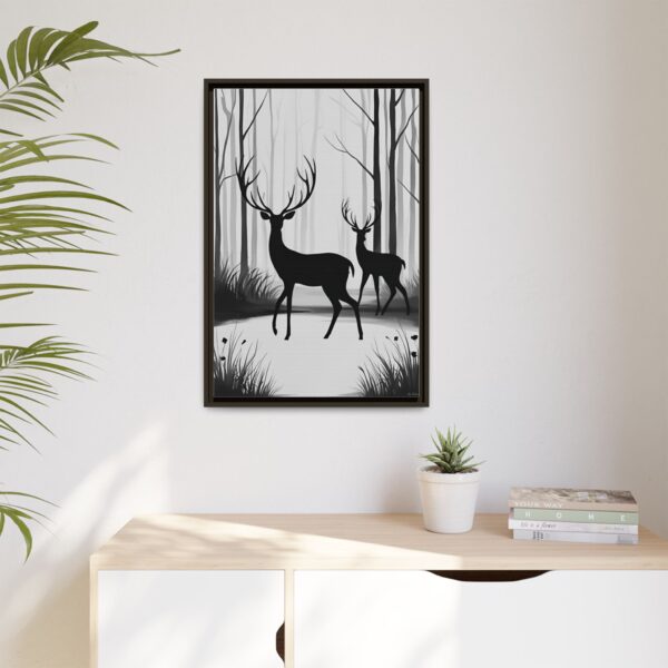 Serene Forest Canvas Print, Nature Wall Art, Rustic Home Decor, Wildlife Photography, Gifts for Nature Lovers