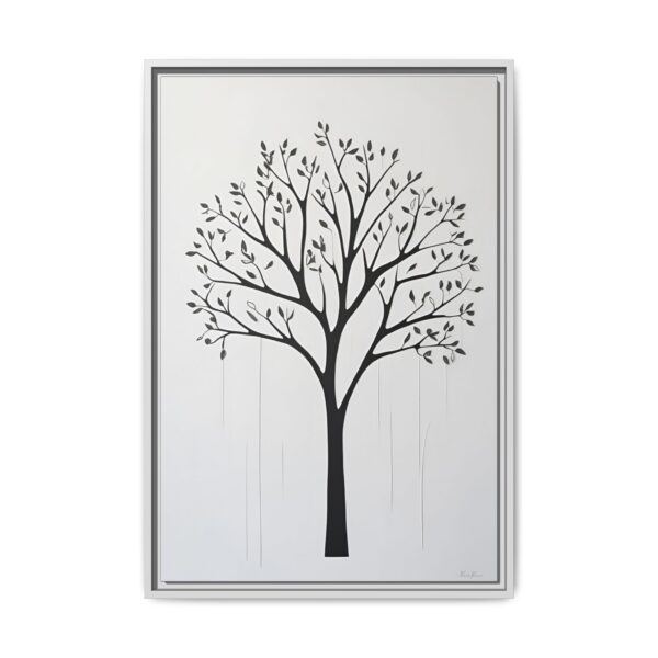 Tree of Life Framed Art Print, Minimalist Wall Decor, Boho Home Decor, Nature Inspired Gifts, Modern Artwork for Living Room