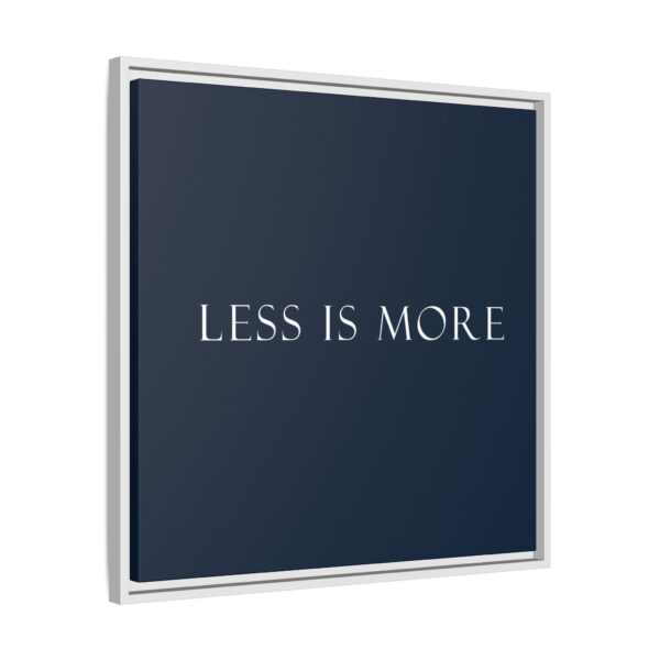Minimalist Framed Canvas Print, Wall Art, Modern Decor, Inspiring Quote, Home Office Art, Gift for Minimalists