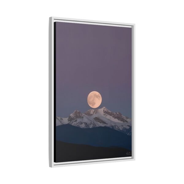 Moonlit Mountain Canvas Art Print, Midnight Sky Wall Decor, Lunar Landscape Framed Art, Home Office Decor, Gift for Nature Lovers, [...]