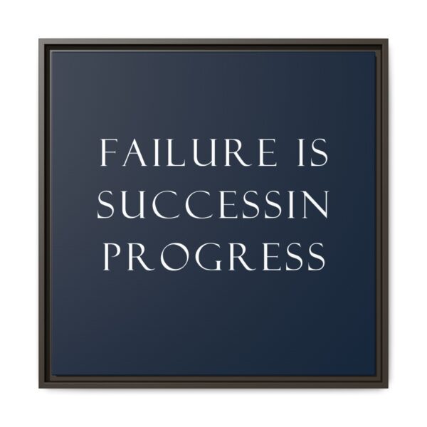 Inspirational Canvas Art Print, Motivational Wall Decor, Home Office Decor, Gift for Her, Positive Quote Framed Art