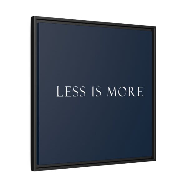Minimalist Framed Canvas Print, Wall Art, Modern Decor, Inspiring Quote, Home Office Art, Gift for Minimalists