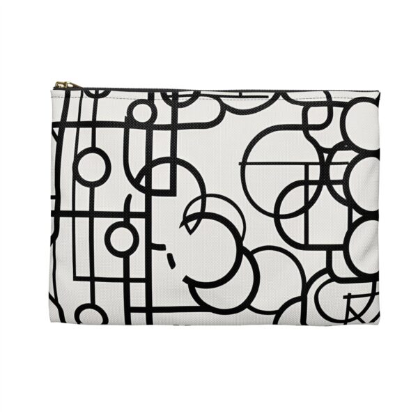 Chic Geometric Accessory Pouch | Trendy Makeup Bag, Travel Organizer, Gift for Her, Minimalist Style