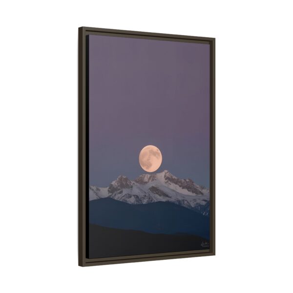 Moonlit Mountain Canvas Art Print, Midnight Sky Wall Decor, Lunar Landscape Framed Art, Home Office Decor, Gift for Nature Lovers, [...]