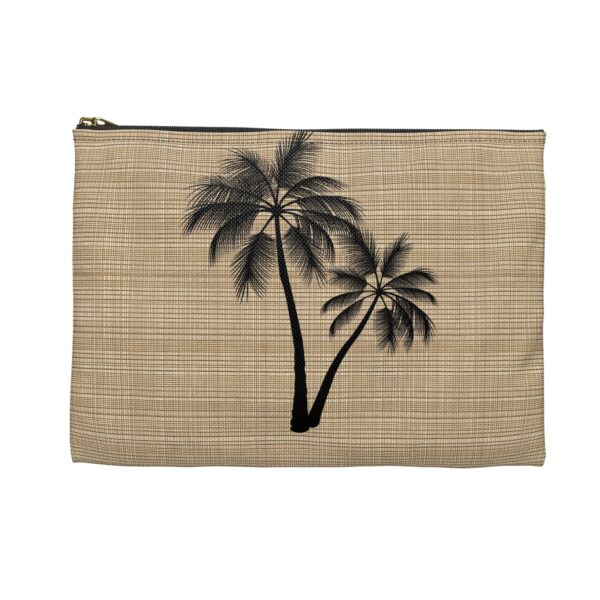 Tropical Palm Accessory Pouch - Beach Essentials, Travel Organizer, Makeup Bag, Summer Vibes, Gift for Her