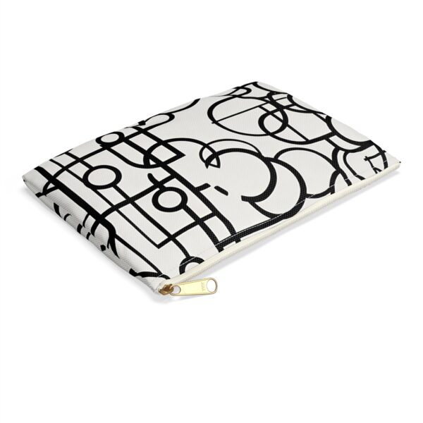 Chic Geometric Accessory Pouch | Trendy Makeup Bag, Travel Organizer, Gift for Her, Minimalist Style