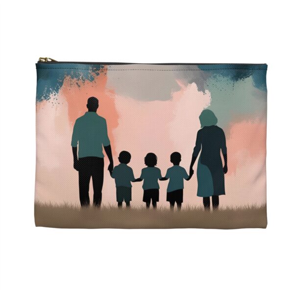 Family Bonding Accessory Pouch, mom life pouch, dad gift, kids pouch, family vacation bag, sentimental gift