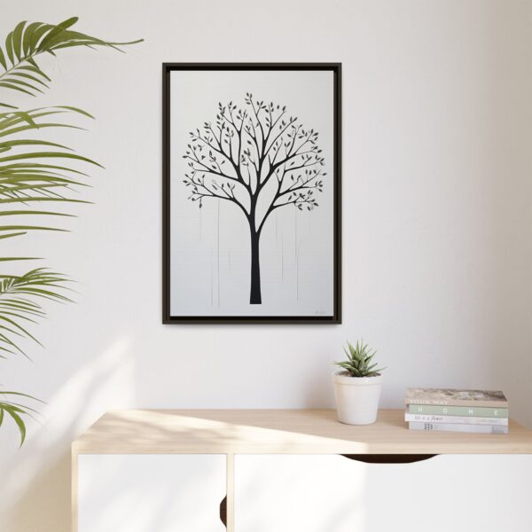 Tree of Life Framed Art Print, Minimalist Wall Decor, Boho Home Decor, Nature Inspired Gifts, Modern Artwork for Living Room