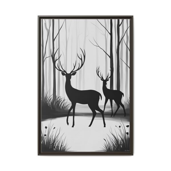 Serene Forest Canvas Print, Nature Wall Art, Rustic Home Decor, Wildlife Photography, Gifts for Nature Lovers