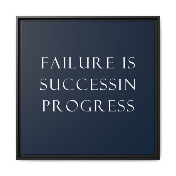 Inspirational Canvas Art Print, Motivational Wall Decor, Home Office Decor, Gift for Her, Positive Quote Framed Art