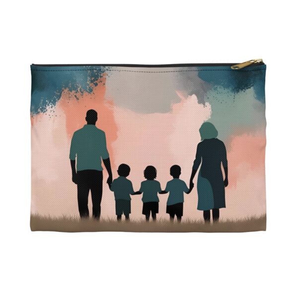 Family Bonding Accessory Pouch, mom life pouch, dad gift, kids pouch, family vacation bag, sentimental gift
