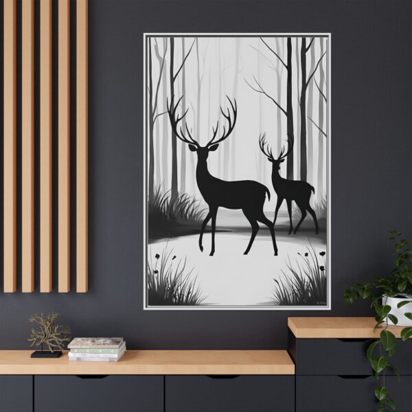 Serene Forest Canvas Print, Nature Wall Art, Rustic Home Decor, Wildlife Photography, Gifts for Nature Lovers