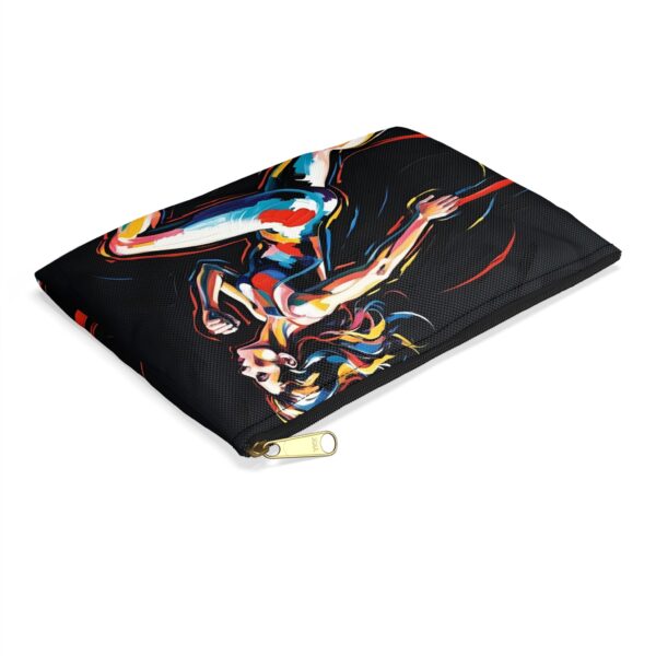 Athletic Accessory Pouch - Running Inspired Design, Sports Organizer, Gym Bag, Gift for Fitness Lovers, Stylish Storage Solution