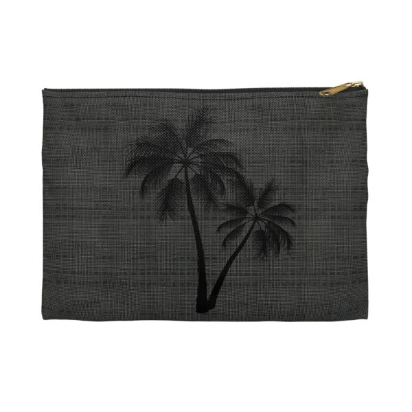 Chic Tropical Accessory Pouch - Palm Tree Print, Travel Organizer, Makeup Bag, Gift for Her, Summer Essentials