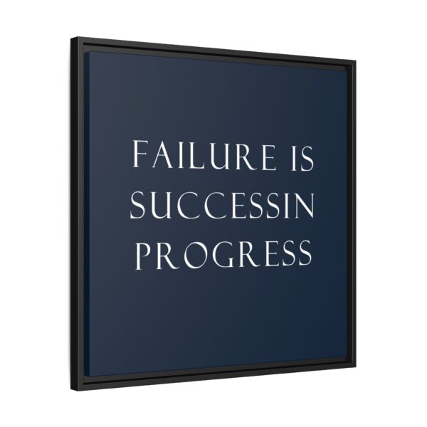 Inspirational Canvas Art Print, Motivational Wall Decor, Home Office Decor, Gift for Her, Positive Quote Framed Art