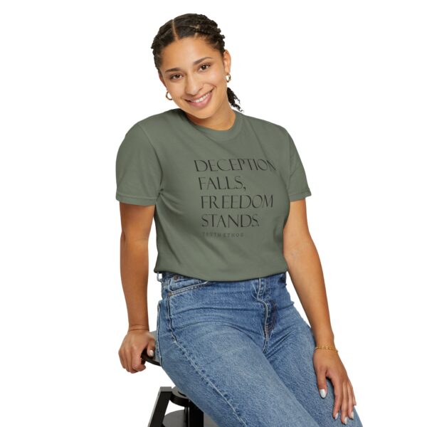 Unisex Truth Ethos - Deception Falls, Freedom Stands | Facism Resistance Tshirt