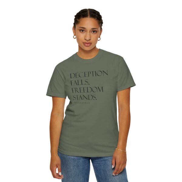 Unisex Truth Ethos - Deception Falls, Freedom Stands | Facism Resistance Tshirt