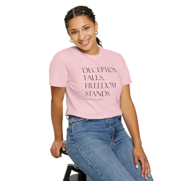Unisex Truth Ethos - Deception Falls, Freedom Stands | Facism Resistance Tshirt