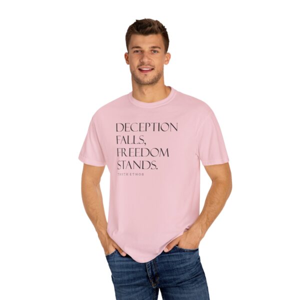 Unisex Truth Ethos - Deception Falls, Freedom Stands | Facism Resistance Tshirt