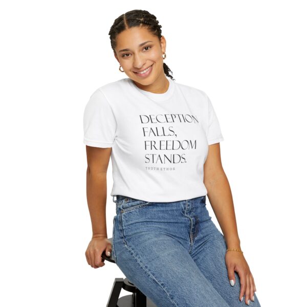Unisex Truth Ethos - Deception Falls, Freedom Stands | Facism Resistance Tshirt