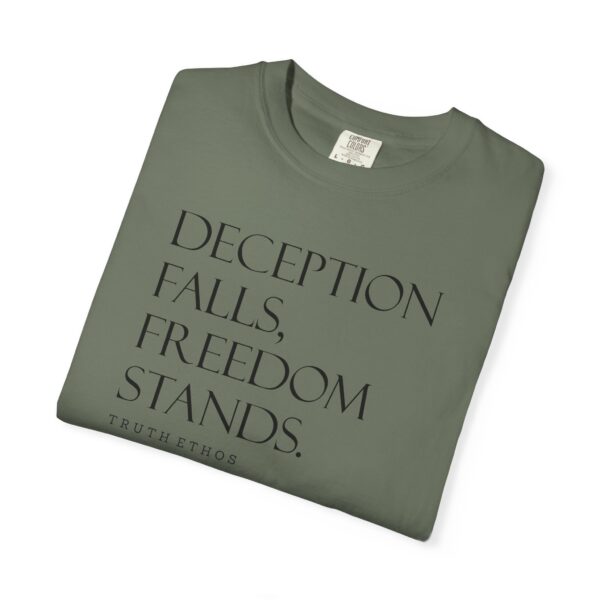 Unisex Truth Ethos - Deception Falls, Freedom Stands | Facism Resistance Tshirt