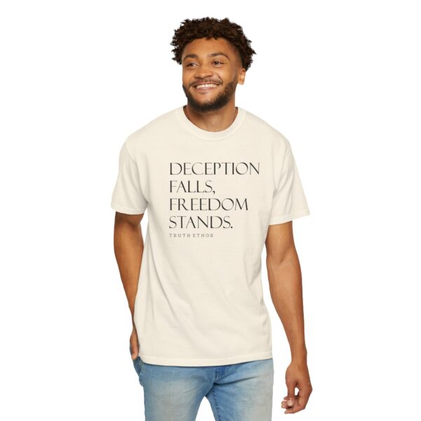 Unisex Truth Ethos - Deception Falls, Freedom Stands | Facism Resistance Tshirt