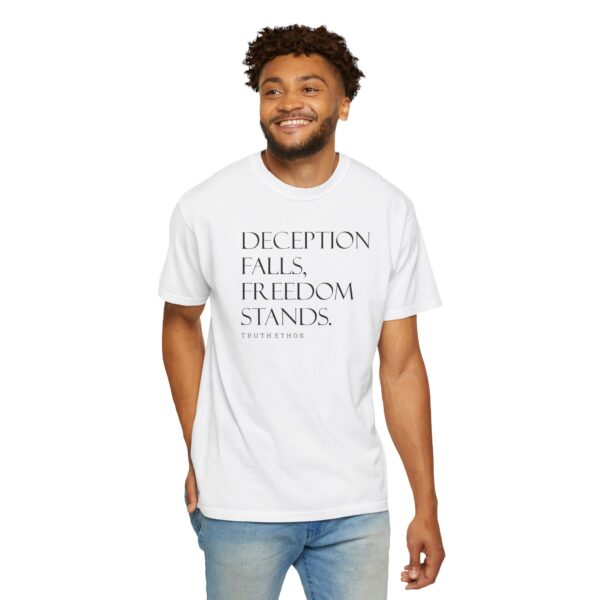 Unisex Truth Ethos - Deception Falls, Freedom Stands | Facism Resistance Tshirt