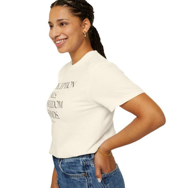 Unisex Truth Ethos - Deception Falls, Freedom Stands | Facism Resistance Tshirt