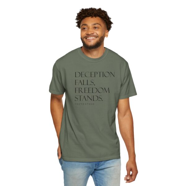 Unisex Truth Ethos - Deception Falls, Freedom Stands | Facism Resistance Tshirt