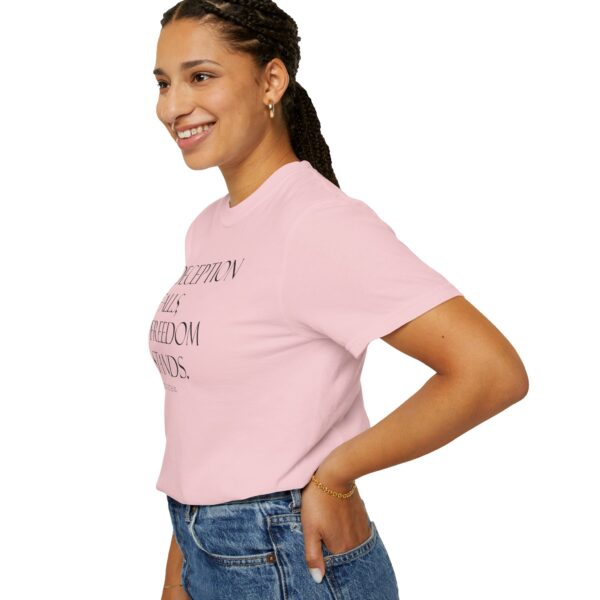 Unisex Truth Ethos - Deception Falls, Freedom Stands | Facism Resistance Tshirt