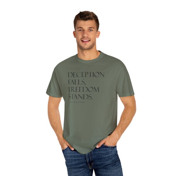 Unisex Truth Ethos - Deception Falls, Freedom Stands | Facism Resistance Tshirt