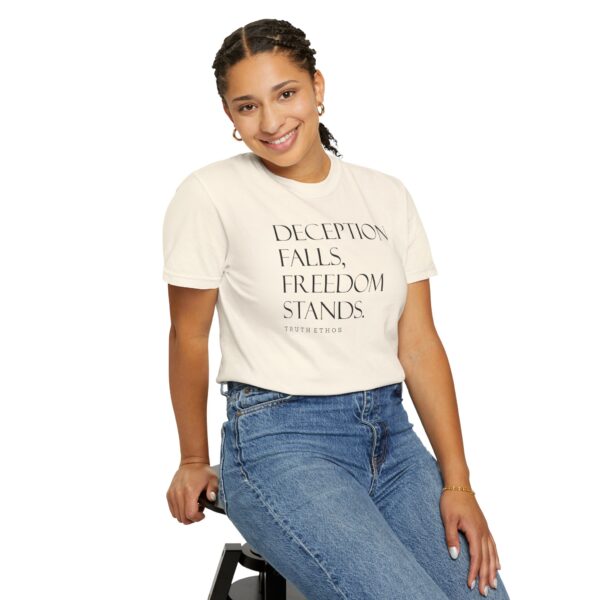 Unisex Truth Ethos - Deception Falls, Freedom Stands | Facism Resistance Tshirt
