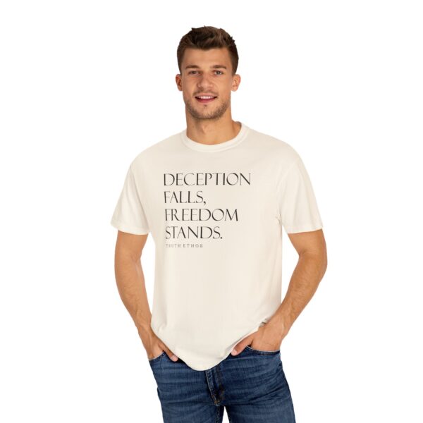 Unisex Truth Ethos - Deception Falls, Freedom Stands | Facism Resistance Tshirt